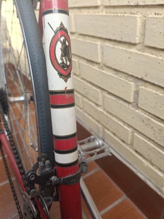 Bicicleta Clásica Legnano Roja