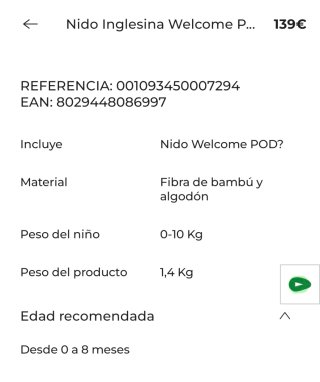 Reductor Bebé Welcome Pod Inglesina