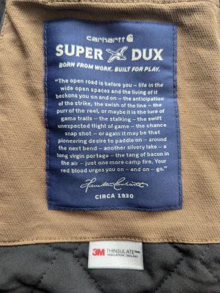 Chaqueta Carhartt Super Dux Parka Marrón