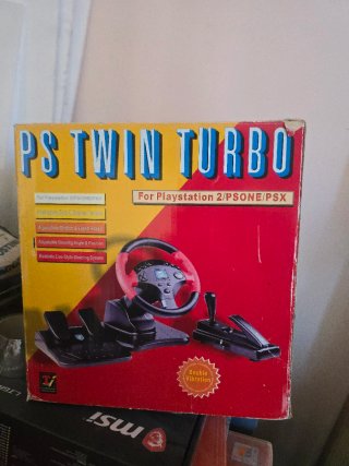 Volante PS Twin Turbo per PS2/PSone/PSX