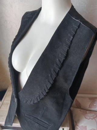 Gilet in pelle - Vintage