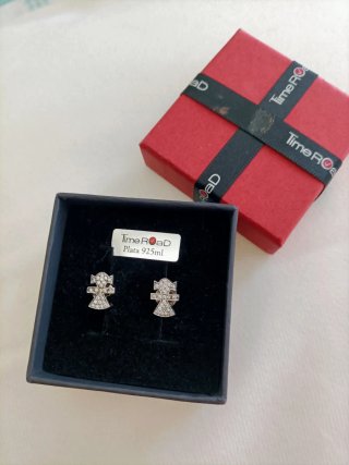 Pendientes Time Road Plata 925