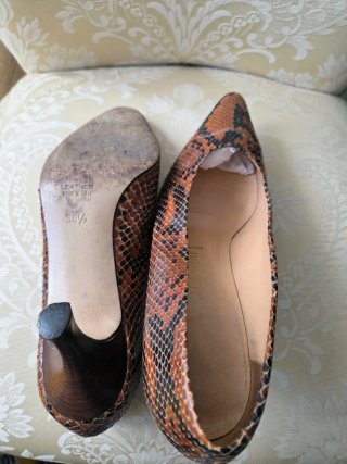 Valentino Scarpe Pitone Vera Pelle Vintage