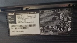 Monitor Acer KG241QS 23.6 165Hz