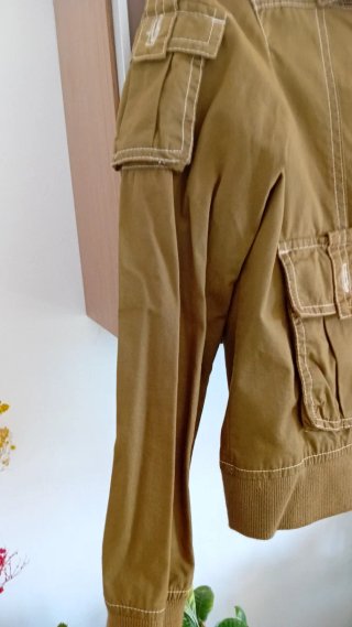 Cazadora Roxy Verde Militar Talla S