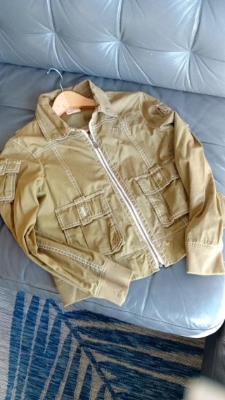 Cazadora Roxy Verde Militar Talla S