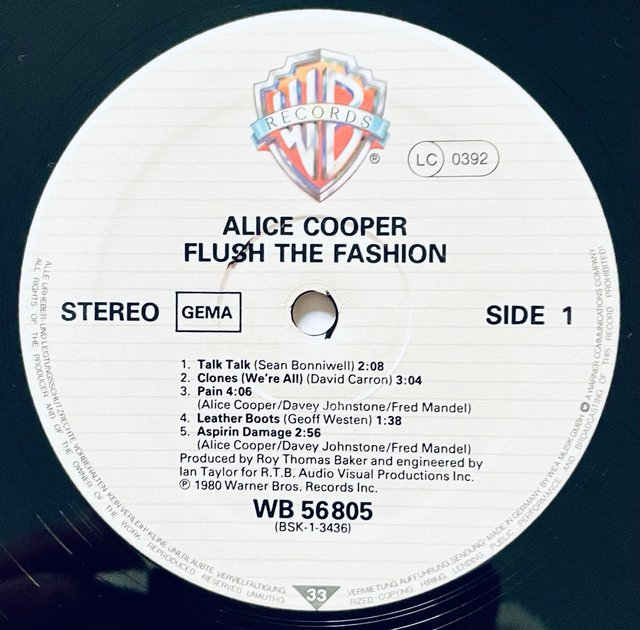 Alice Cooper - Flush The Fashion | LP Vinilo 1980