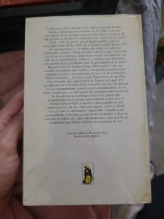 Historia de la guerra civil Antonio Pirala