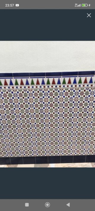 Azulejos decorativos estilo marroquí