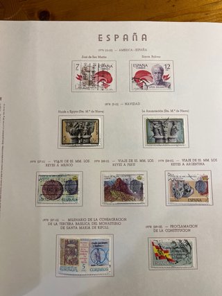 Álbum Sellos España 1971-1984