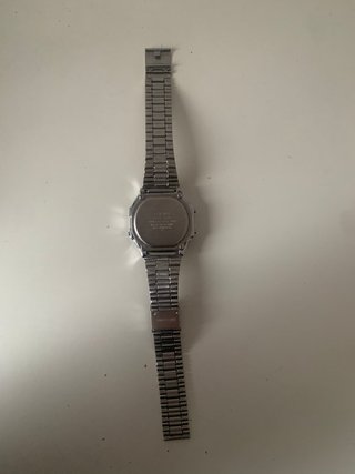 Casio A168W Plata
