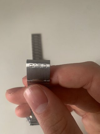 Casio A168W Plata