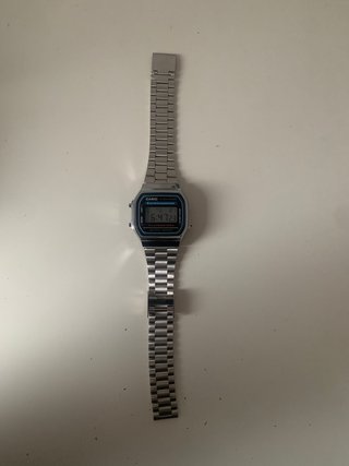 Casio A168W Plata