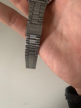 Casio A168W Plata