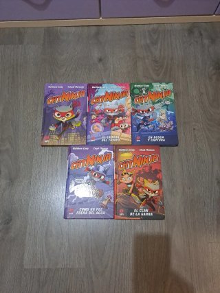Colección libros CatNinja