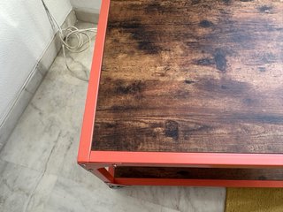 Mesa Baja Industrial Madera y Metal