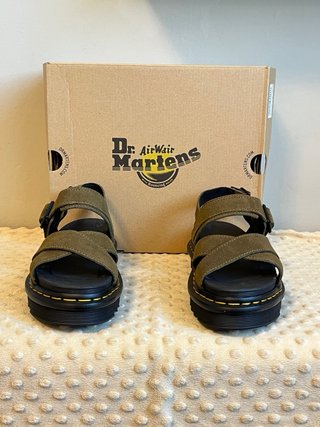 Sandali Dr. Martens Pelle Tg 39 Verde Oliva
