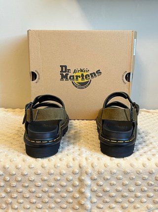 Sandali Dr. Martens Pelle Tg 39 Verde Oliva