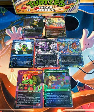 Lote Cartas especiales Magic Tortugas Ninja nuevas