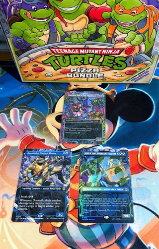 Lote Cartas especiales Magic Tortugas Ninja nuevas