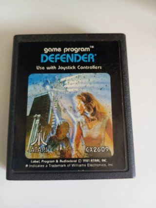 Cartucho Videojuego Defender Atari CX2609