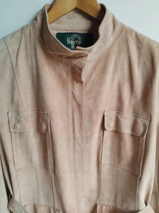 Chaqueta de piel ante