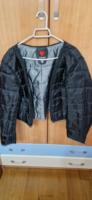 Chaqueta Moto Dainese Roja/Negra/Gris