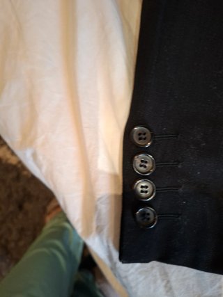 Traje Hugo Boss Negro Raya talla58