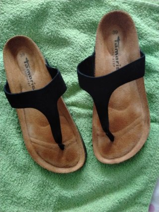Sandalias Tamaris cuero n. 39 nuevas
