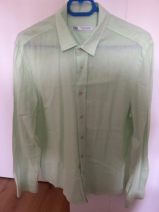 Camisa Lino Springfield y Zara (Talla M)