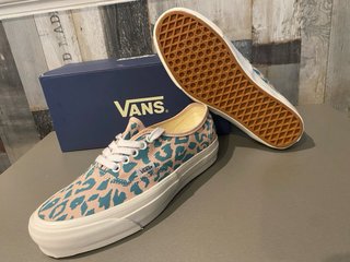 Zapatillas Vans Animal Print Rosa y Turquesa