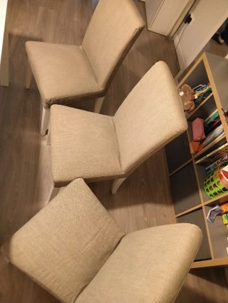 Sillas Henrikdal Beige/Blanco Ikea