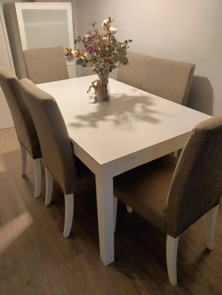 Sillas Henrikdal Beige/Blanco Ikea