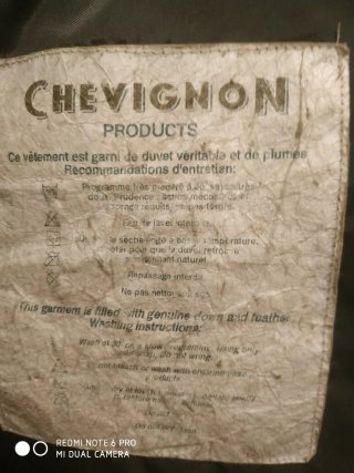 Abrigo de plumas Chevignon beige