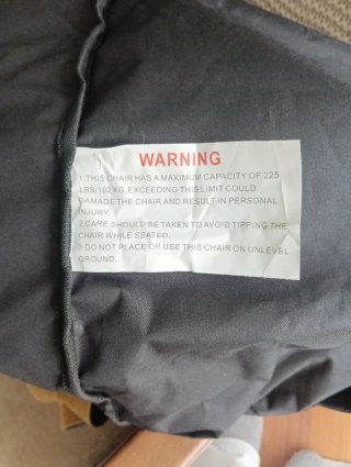 Silla Mariposa Plegable Tela y Metal