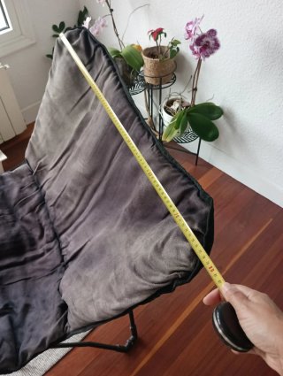 Silla Mariposa Plegable Tela y Metal