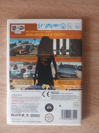Juego Wii Need for Speed Undercover + Volante