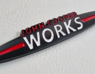 Emblema Logo JCW para Maletero de Mini Cooper One