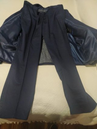 Traje de ceremonia azul