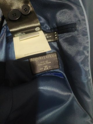 Traje de ceremonia azul
