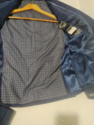 Traje de ceremonia azul