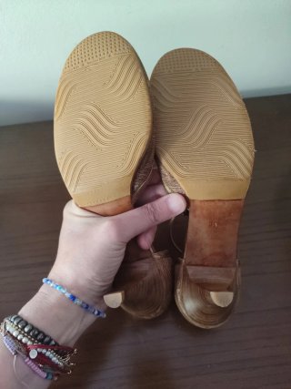 Tacones Pons Quintana Dorados