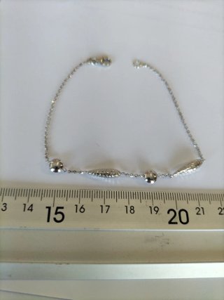 Pulsera oro blanco mujer nueva