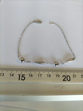 Pulsera oro blanco mujer nueva