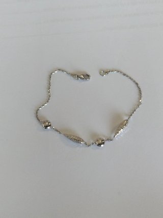 Pulsera oro blanco mujer nueva