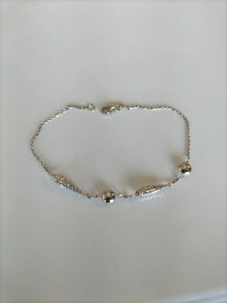 Pulsera oro blanco mujer nueva