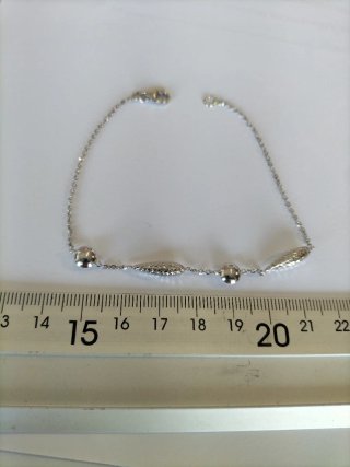 Pulsera oro blanco mujer nueva