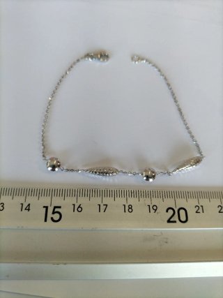 Pulsera oro blanco mujer nueva
