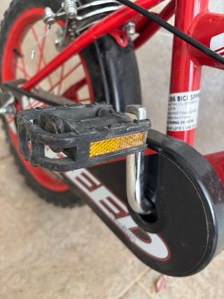 Bicicleta infantil SPEED roja