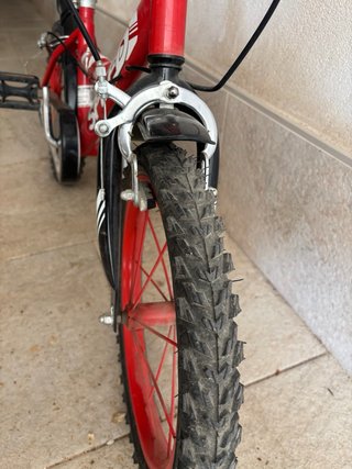 Bicicleta infantil SPEED roja